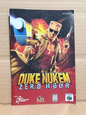Duke Nukem Zero Hour Nintendo 64 N64 Instruction Manual Booklet Only No Game