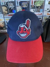 Vintage Cleveland Indians Outdoor Cap Snapback Hat / Cap 