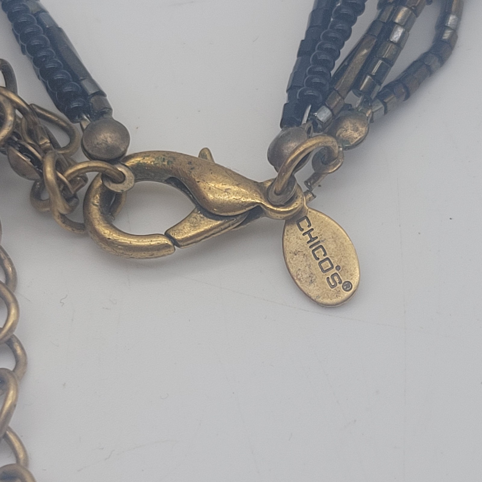 Chico's Statement Necklace MultiStrand Wire Bold … - image 4