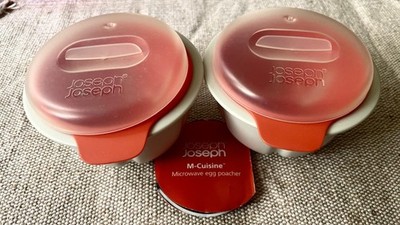 2 Stück Joseph Joseph M-Cuisine Mikrowellen Eierpochierer 