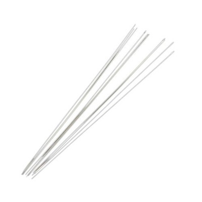 Stahl Perlensticknadeln silber 0,45 x 100 mm 20 Stück
