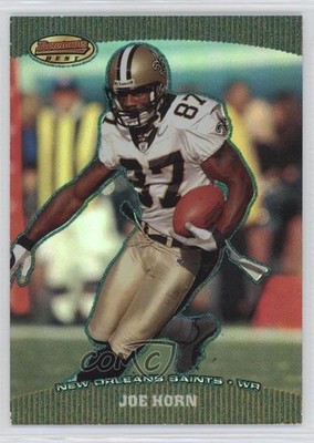 2004 Bowman's Best Green /499 Joe Horn #13 e9p