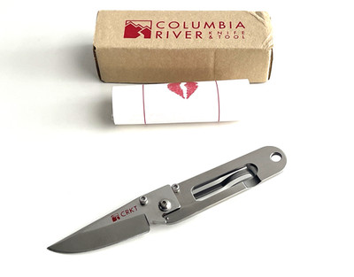 CRKT 5600 K.I.S.S. Ed Halligan Folding Knife Money Clip Japan