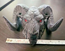 Fits RAM 1500/2500/3500 — Large Custom 3D-Printed Hood Ram Head Ornament Emblem