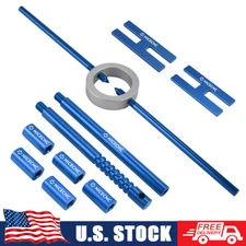 Motorcycle Fork Spring Compressor Kit Fork Bleeding Tool Universal For 50-1300cc