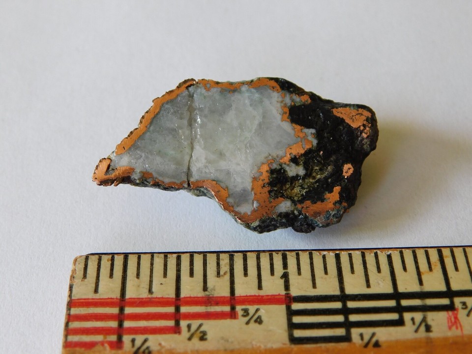 Rare Copper Replacement Agate Keweenaw Peninsula Michigan Copper