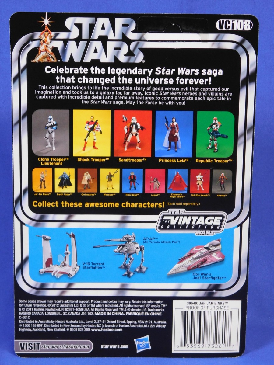STAR WARS PHANTOM MENACE JAR JAR BINKS VINTAGE COLLECTION VC108
