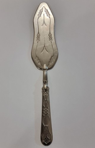 SWEDEN SWEDISH 800 SILVER ART NOUVEAU Appetizer/Dessert FORKs & Spatula (440g) - Picture 4 of 10