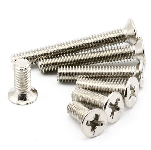 Nickeled Steel Phillips Countersunk Flat Head Small Screws M1.4 M2 M2.5 M3 - Bild 11 von 12