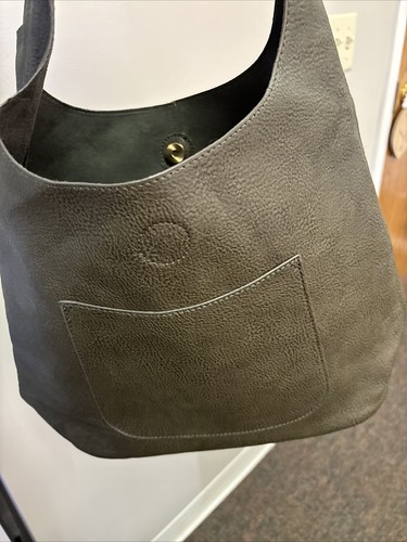 🌟Joy Susan Crossbody & Shoulder Vegan Leather Bags Green Pebble Lot Of 2! - Picture 16 of 19