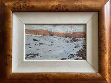 Original Anton Otto Fisher Illustrator 1919 Winter “The Saturday Evening Post”