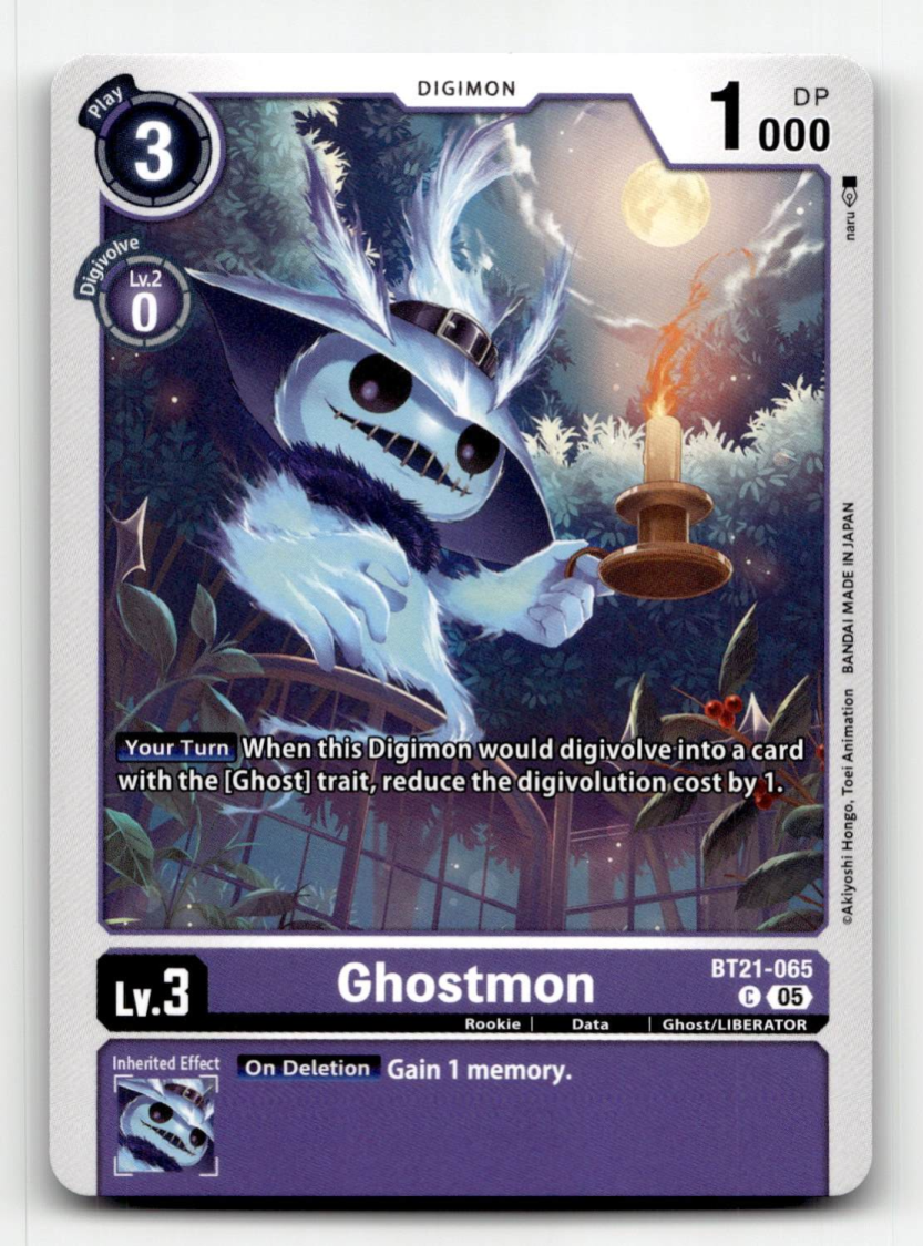 モンスターコレクションtcg 月夜の白兎　シーアンの太公望　ミヅチ　クラーケン Digimon CCG Ghostmon BT21-065 C - World Convergence | eBay