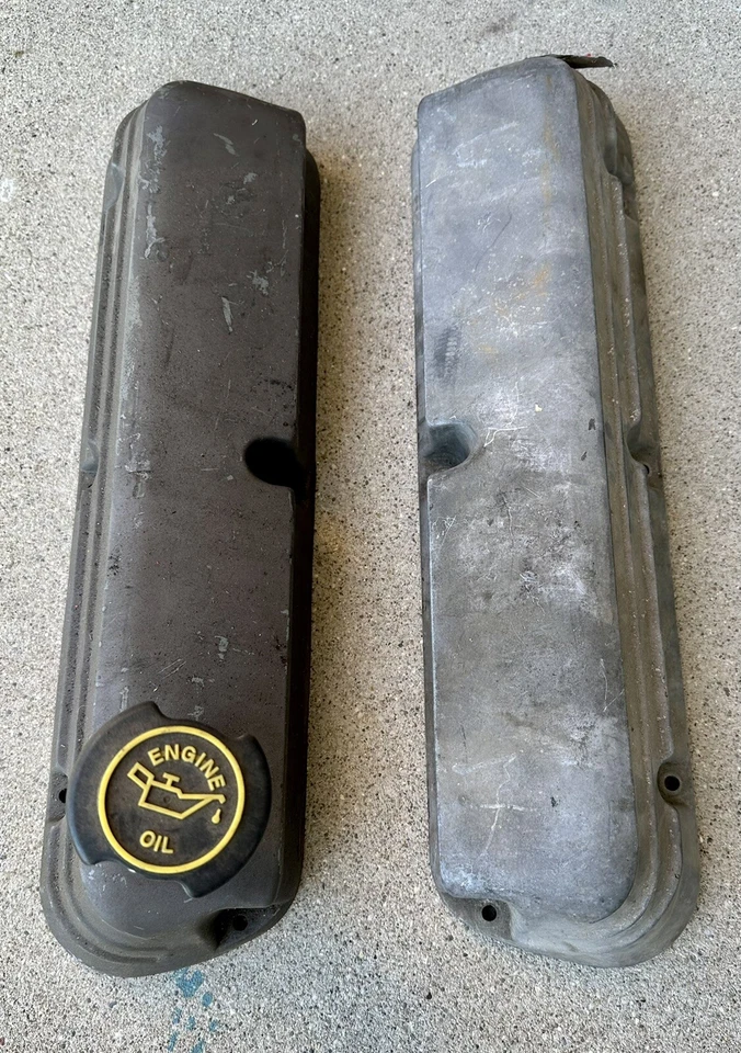 Оригинальные алюминиевые крышки клапанов для двигателя 5.0 1986-1993 Ford Mustang GT LX 302 V8 LH RH - Изображение 2 из 4