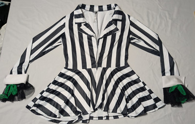 FORPLAY Women M/L Got the Juice Sexy Beetlejuice Cosplay Costume Top