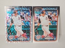 2024 Topps Update Ildemaro Vargas Silver Crackle Foilboard And Base #US303