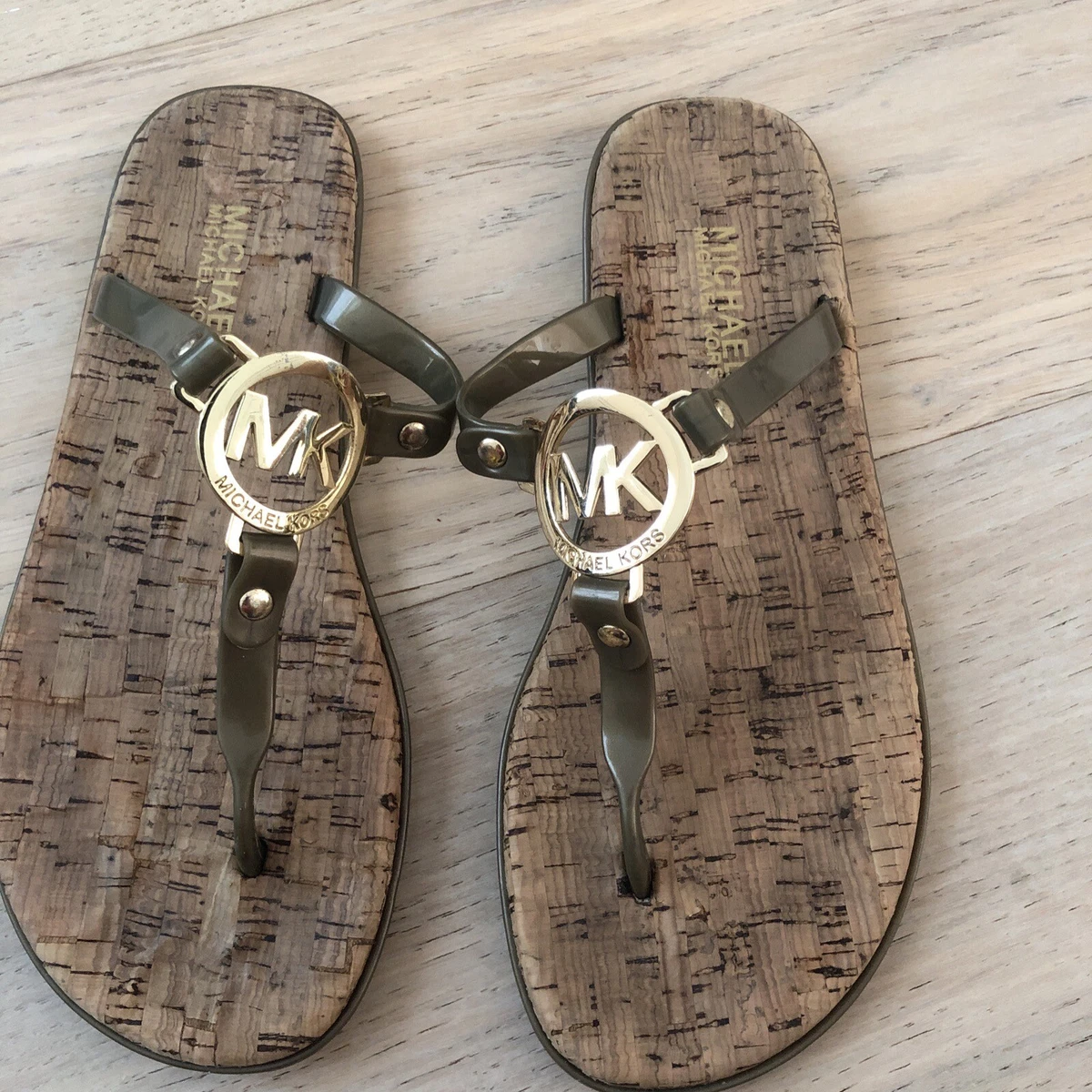 Michael kors deals charm jelly sandals