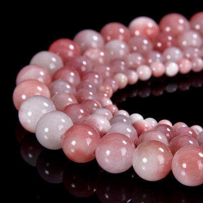 Candy Pink Persian Jade Gemstone Round 4MM 6MM 8MM 10MM Loose Beads (D569)