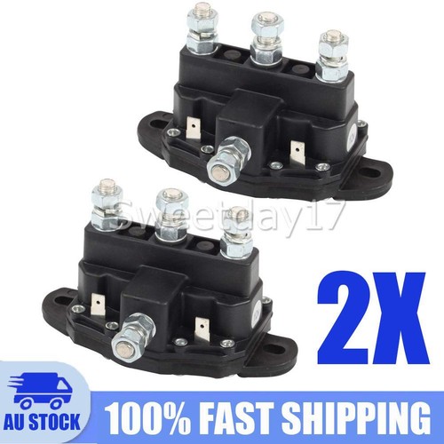 6 Terminal Continuous 12 Volt Winch Motor Contactor - REVERSING SOLENOID RELAY E - Foto 6