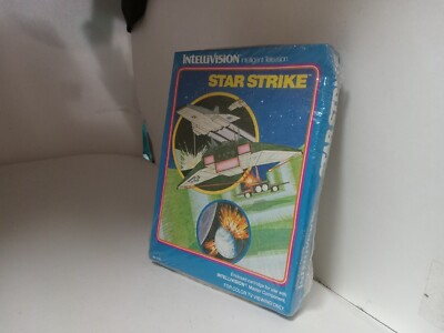 NEW FACTORY SEALED STAR STRIKE GAME FOR INTELLIVISION W/CRUSHED BOX  ###V9