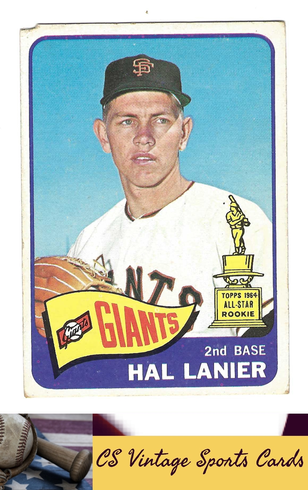 1965 Topps #118 Hal Lanier ROOKIE