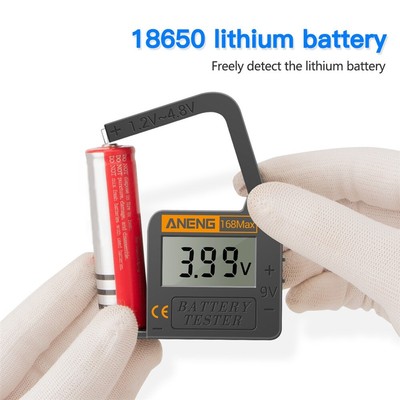 1PC ANENG 168Max Digital Lithium Battery Tester Capacity Universal Test Checkere