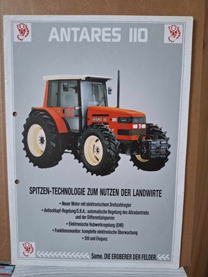 Same Antares 110   Prospekt Traktor Schlepper
