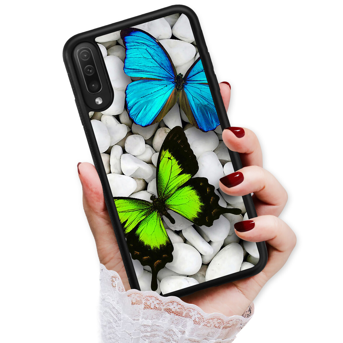 ( For Samsung A50, A50S ) Back Case Cover AJ12124 Butterfly eBay