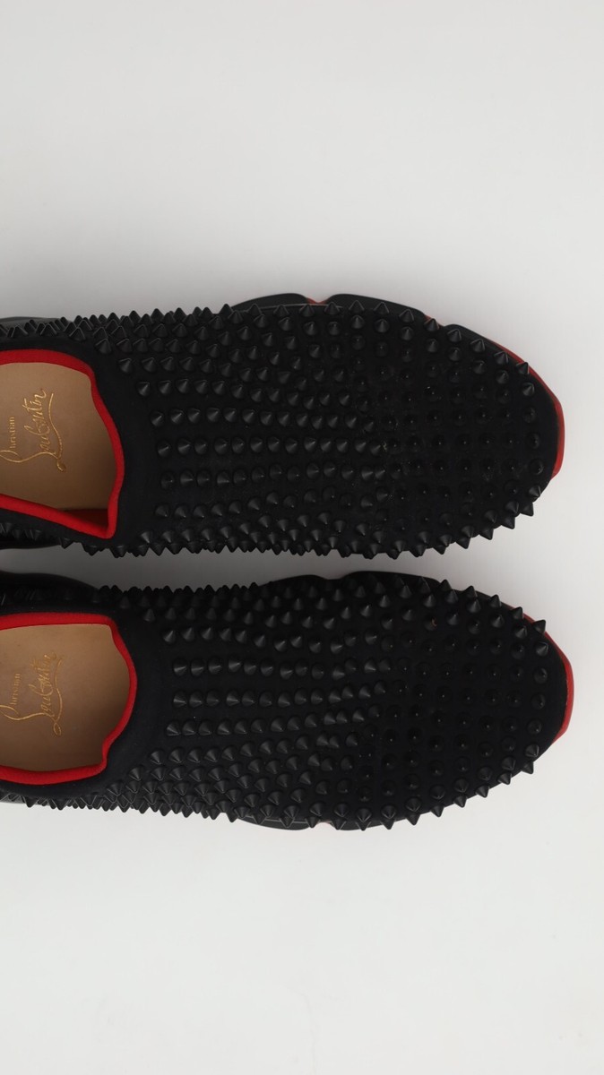 Christian Louboutin Spike Sock Sneakers Size 41/US 11 in Black | eBay