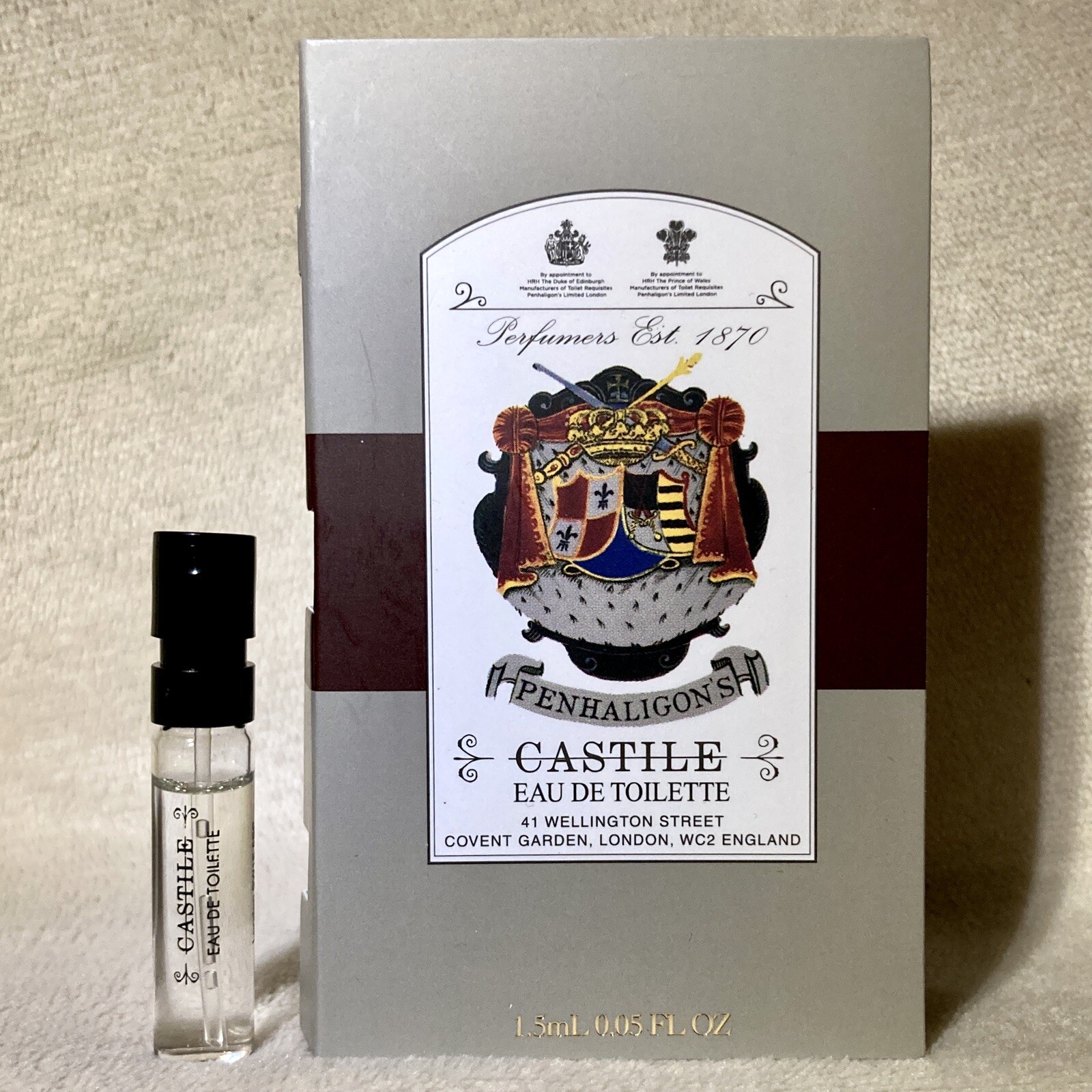 Penhaligon's Castile Eau de Toilette EDT Sample Spray .05oz, 1.5ml New in Card eBay