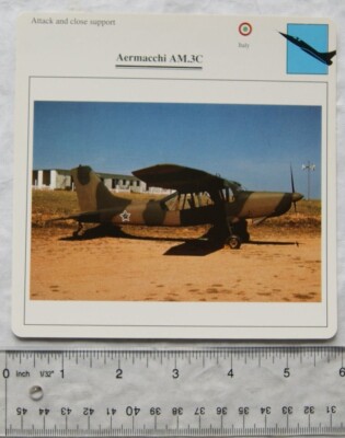 Aermacchi AM.3C - Italy - Attack & Close Support - Collectors Club Card