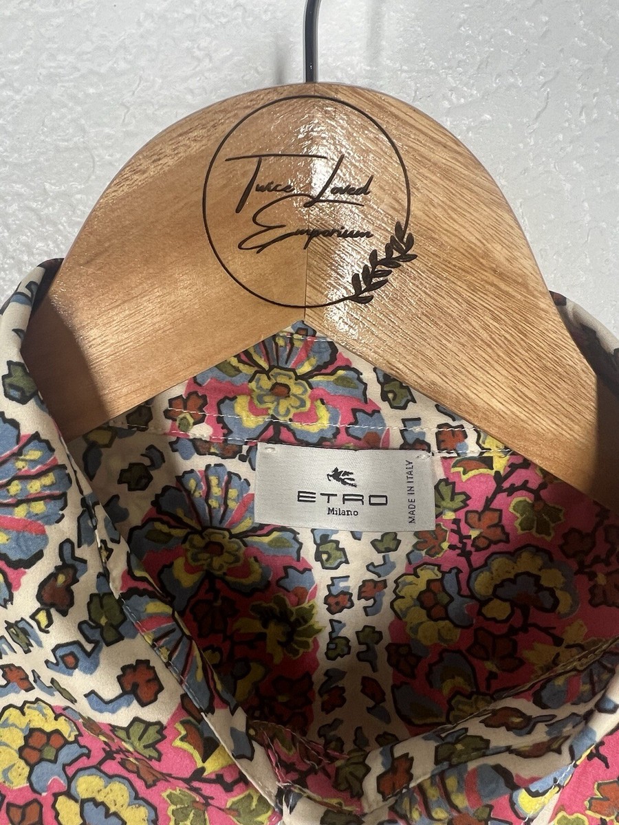 シャツ Etro Floral Paisley Printed Poplin Shirt Etro Floral Paisley Stretch Poplin Button-Up Shirt | Nordstrom