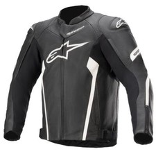 Alpinestars Faster V2 Mens Motorbike Riding Leather Jacket Sports Ce