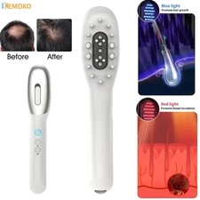 EMS Scalp Massager Comb LED Brush Hair Growth Stimulation