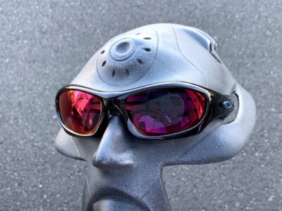 LINEGEAR Red Mirror - Non Polarized Lens for Oakley Monster Dog