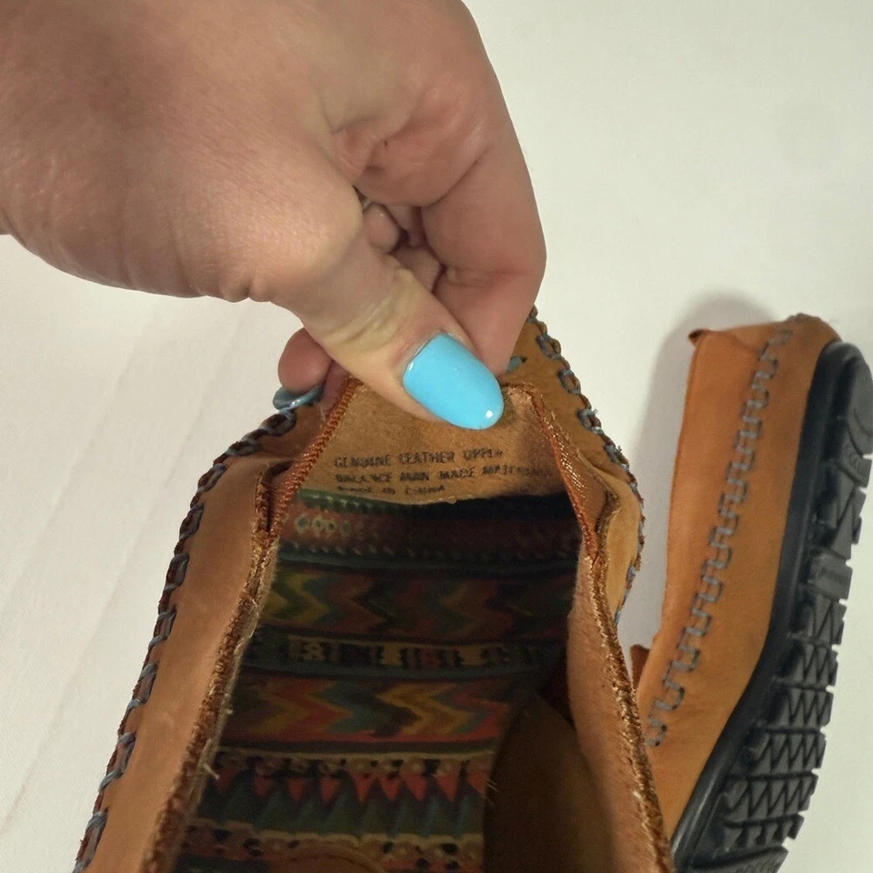 Hush Puppies Brown Moccasin Suede Slip-On Shoes - Image 3 of 3