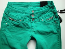 ABVERKAUF!  MOGUL  Jeans  GIPSY  COLORED  STRETCH  DENIM  Grün  Hose  W29  Neu