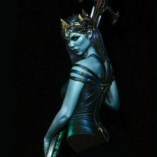 1/10 Harzfigur Modellbausatz Lady Lake weiblich Vampir Hexe Krieger unbemalt - Bild 7 von 12