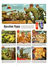 1949 US Army 11th Airborne 1st Infantary etc recruiting NEW POSTER 18x24