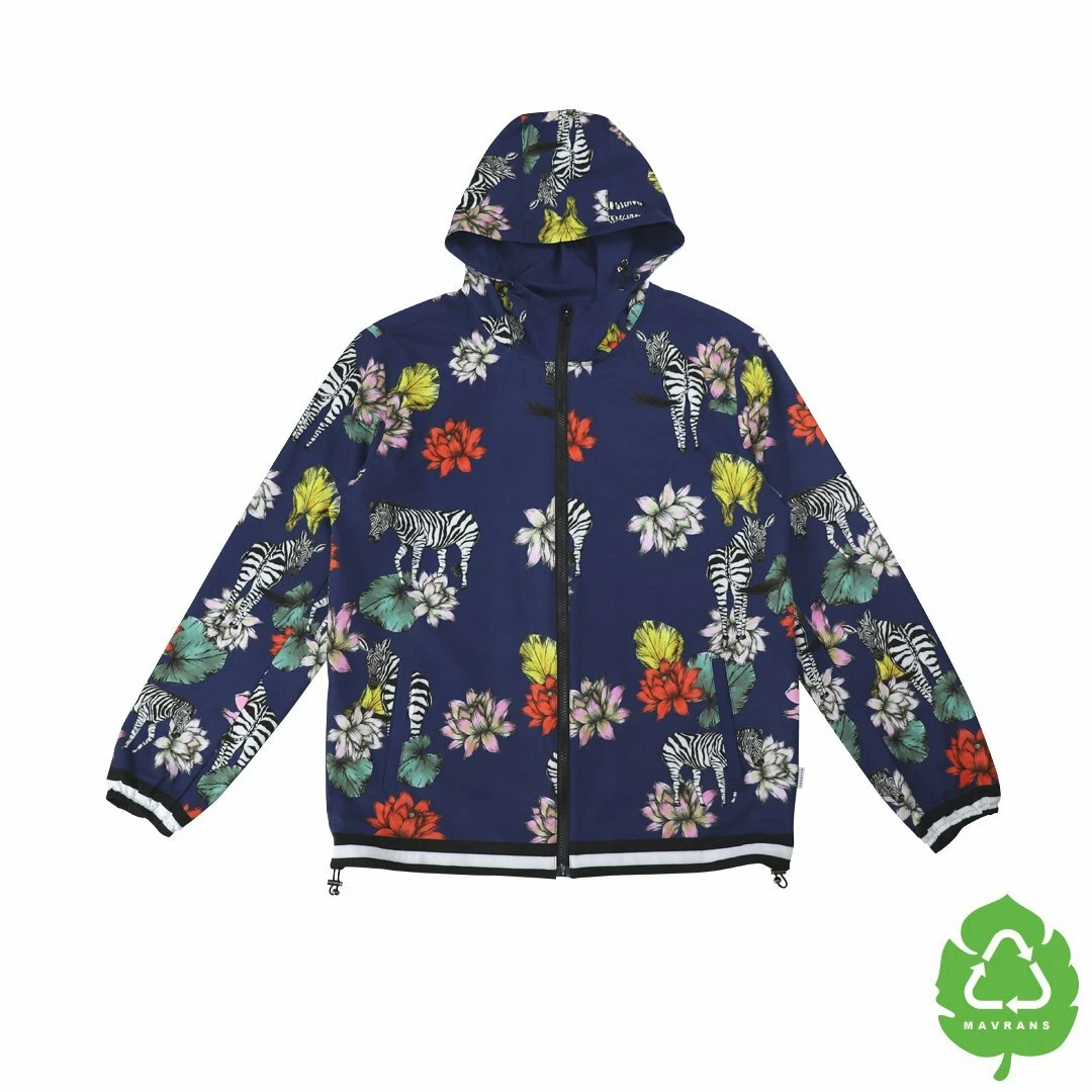 Mavrans Floral Mens Windbreaker Jacket Size XXL Full Zip NEW Pantera