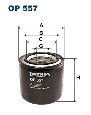 FILTRON OP 557 Ölfilter für AIXAM,HYUNDAI,ISUZU,OPEL,ROVER