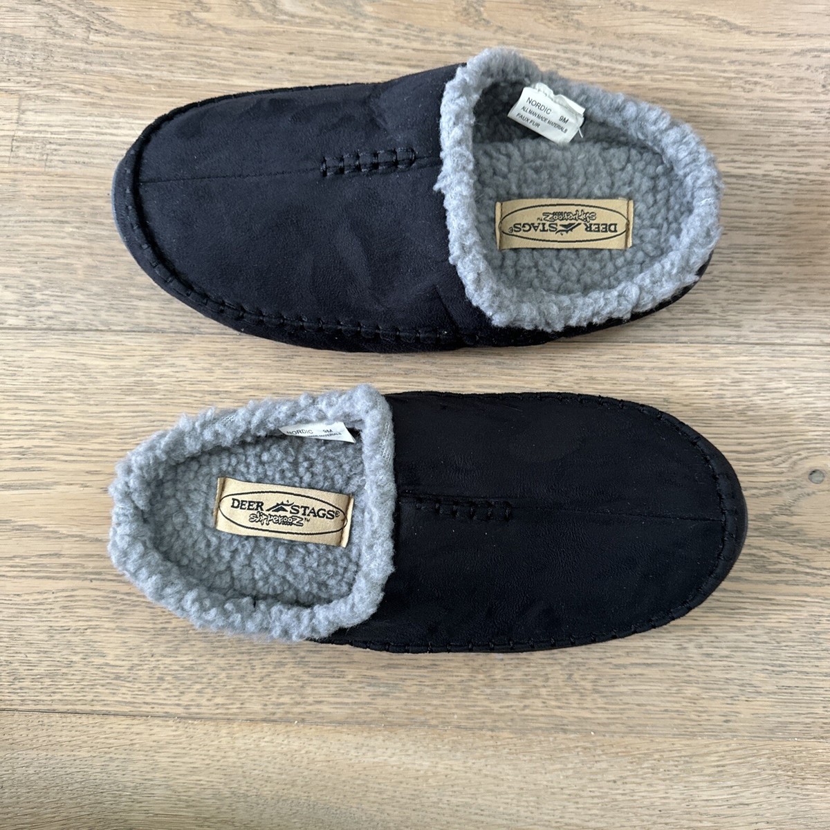 Deer Stags Mens Nordic Slipperooz Indoor Outdoor Slippers  display picture 2