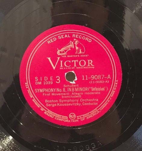 Vintage Original 3 Record Set Schubert "Unfinished" Symphony No. 8 In B Minor - Picture 9 of 12
