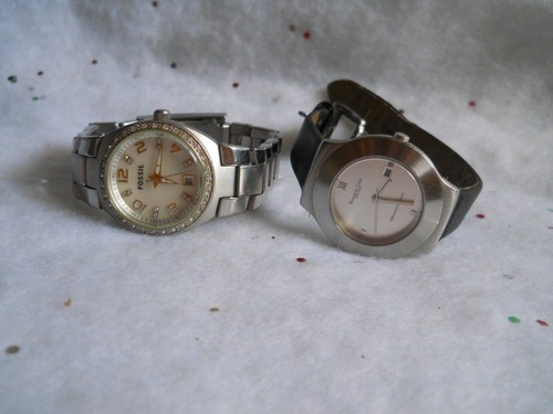 FOSSIL AM4141 Mother Of Pearl Watch new 