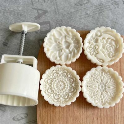Blume geformt Mond Kuchen form Blume Mooncake Schimmel  Ananas-Gebäck