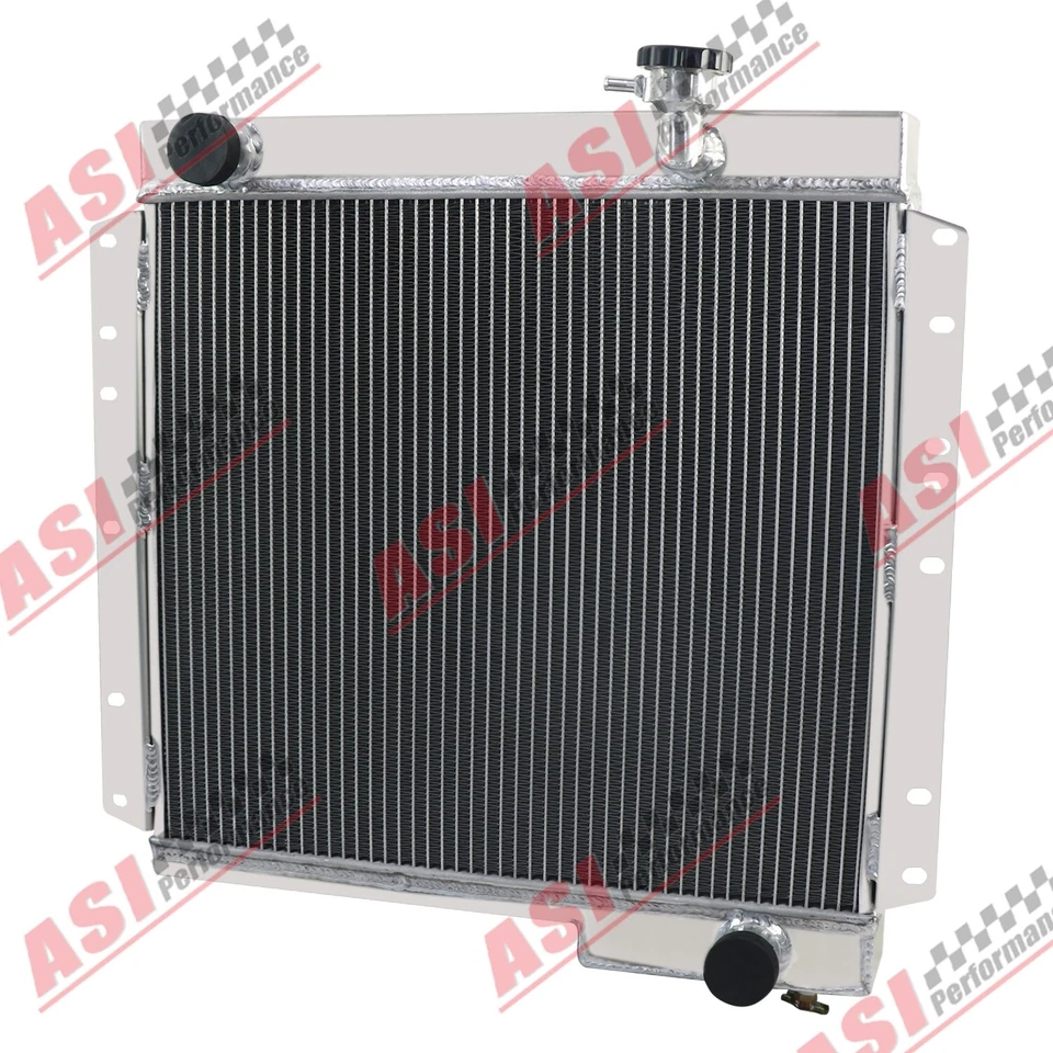 3 Row Aluminum Radiator for 1960-1984 1962 1982 Toyota Land Cruiser FJ40 FJ45 MT - Image 3 of 4