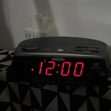 Philips AJ3220 Radio Alarm Clock-AM FM-Dual Alarm Corded Tested Works 