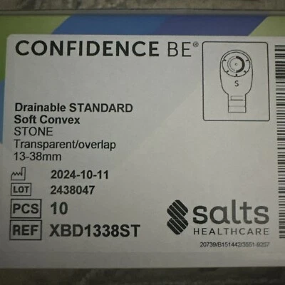 Salts CONFIDENCE BE® Soft Convex Drainable Stoma Bags