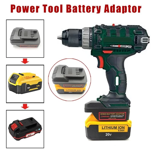 Adapter Converter For Dewalt 20V Li-ion Battery to for Parkside 18V Power Tool