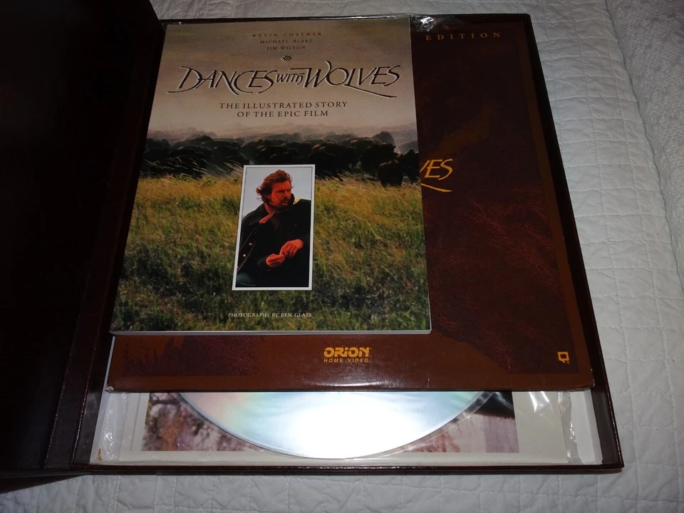 Kevin Costner Dances with Wolves limited-edition collector's Laserdisc - Image 2 of 4