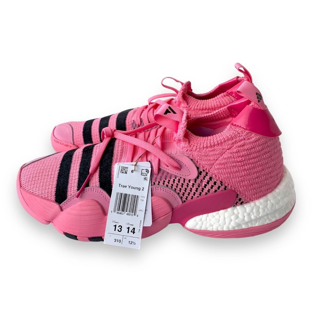 Adidas Trae Young 2 Pink Trap House Black/Pink Basketball Shoes